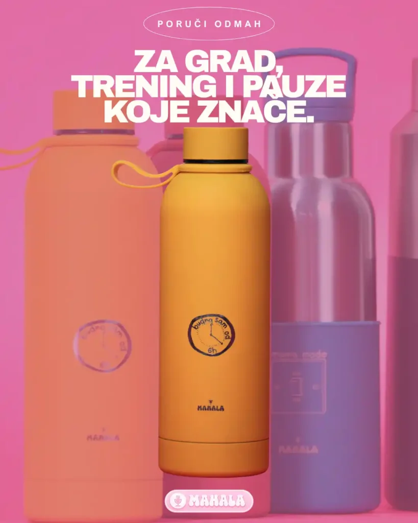 Termos boca „Budna sam od 6h“ - Za dane koji počinju rano